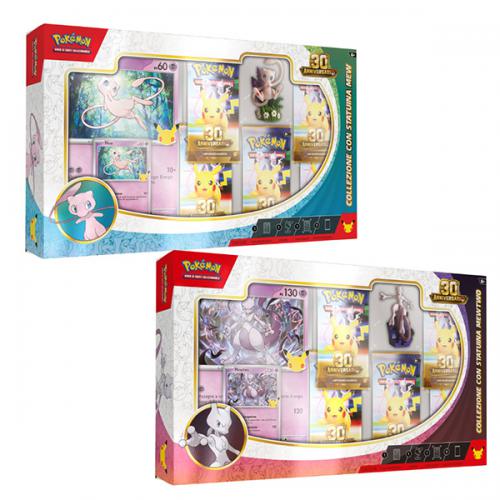 POKEMON Trentesimo Anniversario Gioco di Carte Collezionabili Mew & Mewtwo In Box (x cm) ITA…x1